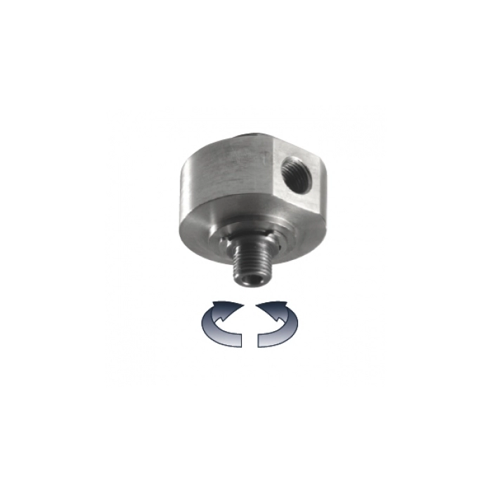 Поворотное соединение 90° , 280 бар 3/8"M-3/8"F EPDM Nickel в наличии