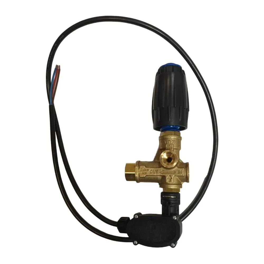 Регулятор давления BRV31 T с TOTAL STOP, 250bar, 45l/min, 3/8внут-3/8внут-3/8внут, bypass 2х3/8внут в наличии